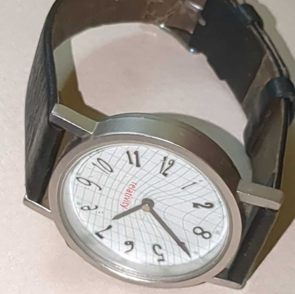 Vintage Einstein's theory of relativity watch with leather strap - Picture 12 of 12